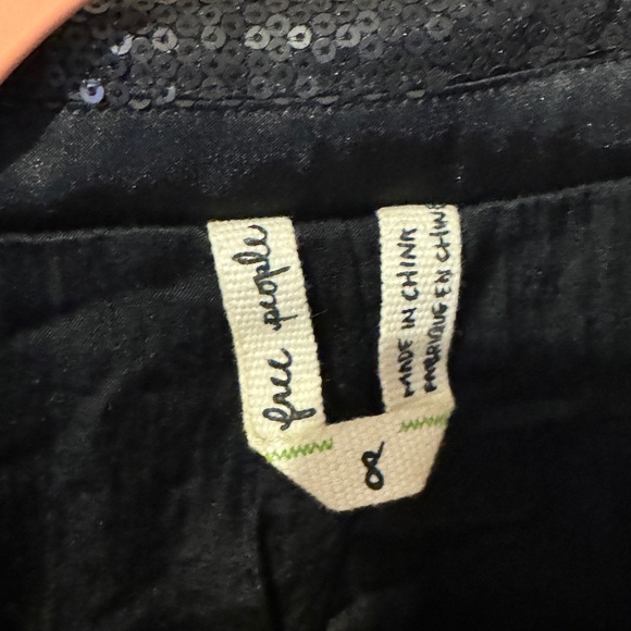 Free People black sequin jacket - Picture 4 of 7